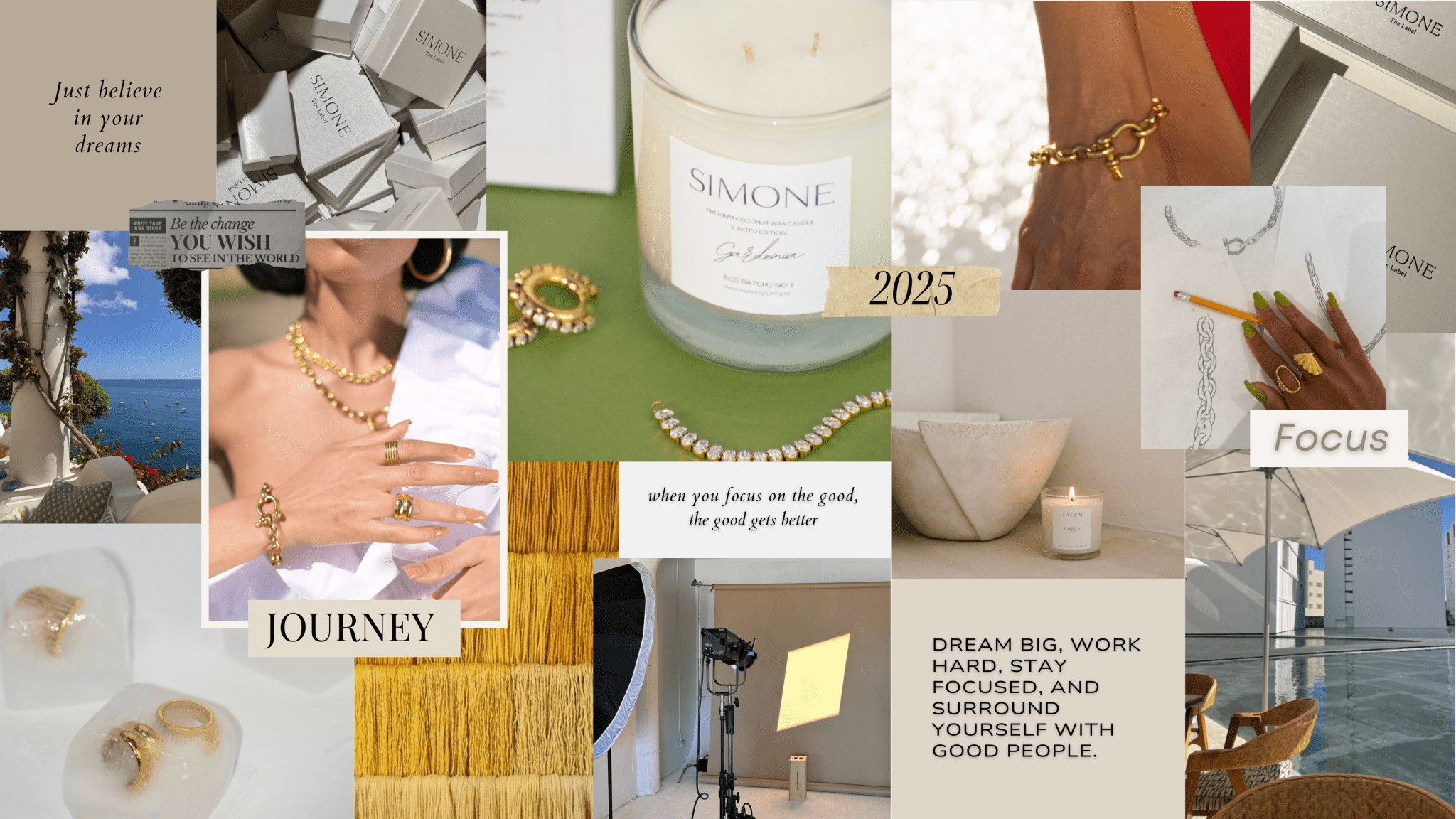 7 Steps to Set Your Intentions for 2025: Build Your Vision Board with Meaningful Jewelry - Simone The Label